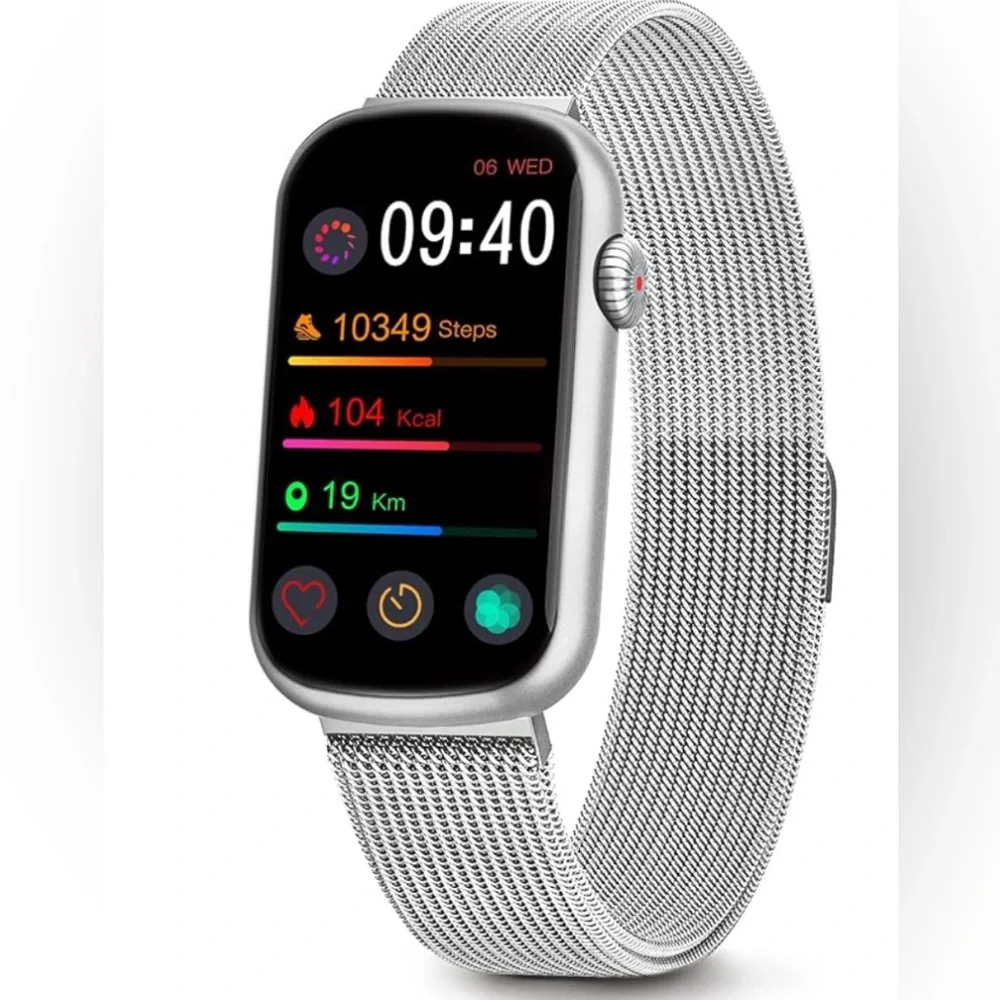 MorePro FitnessTracker w/HRBP waterproof, blood o2 sleep track,calorie counter